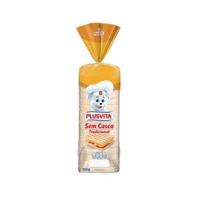 Pao de Forma Plusvita 450g S/casca