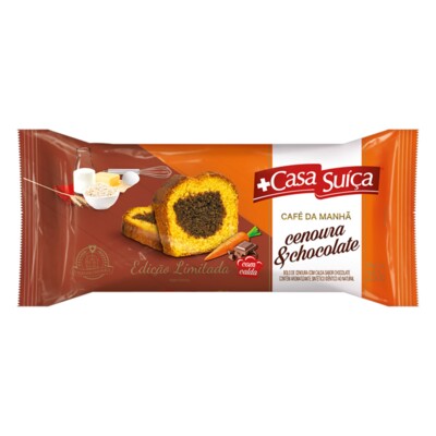 Bolo Casa Suica 250g Cenoura/chocola