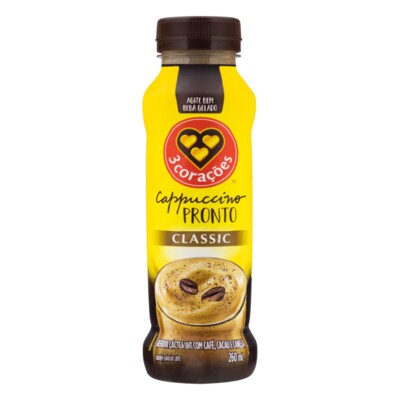Cappuccino 3 Coracoes 260ml Classic