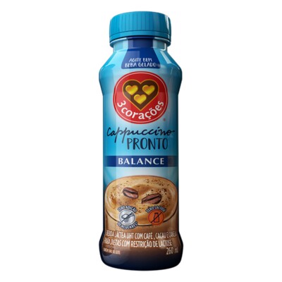 Cappuccino 3 Coracoes 260ml Balance Uht