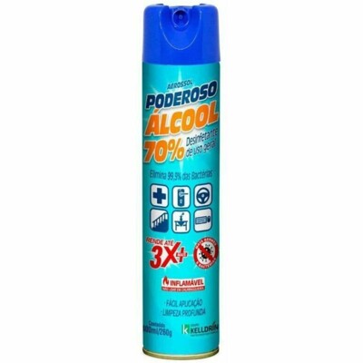 Alcool Kelldrin 400ml Aerossol