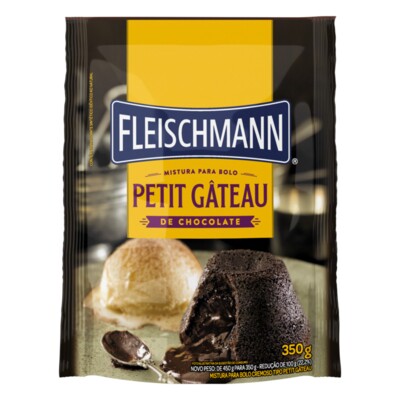 Mistura P/bolo Fleischmann 350g Petit Gateau