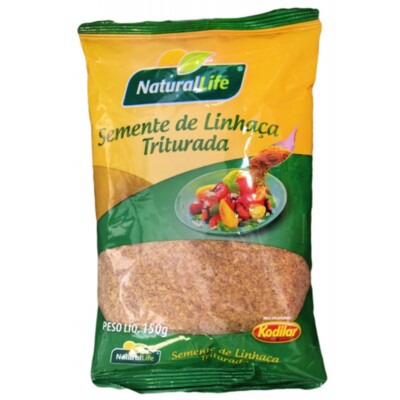 Semente de Linh.natural Life 150g Marrom