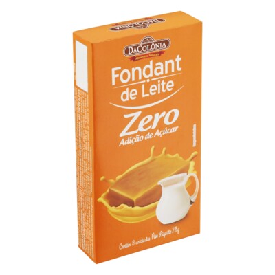 Fondant de Leite Dacolonia 75g Zero Acucar