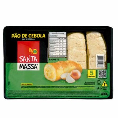 Pao de Cebola Santa Massa 400g