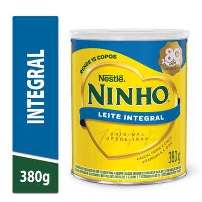 Leite em Po Ninho 380g Integral Lt
