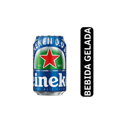 Cerveja Zero Alc.heineken 350ml Gelado Lata