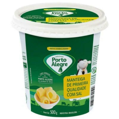 Manteiga C/sal Porto Alegre 500g Pote