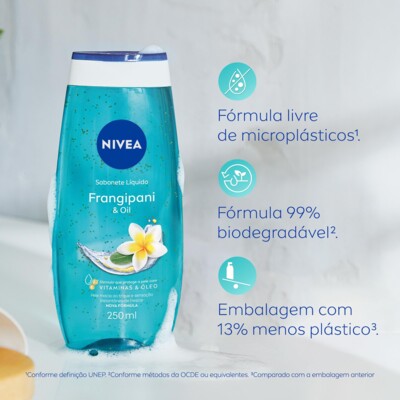 Sabonete Liq.nivea 250ml Frangipani/oil