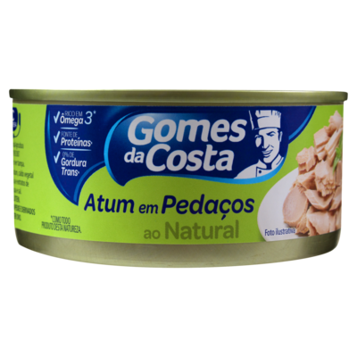 Atum Gomes da Costa 170g Pedacos Natural