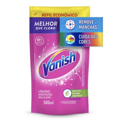 Alvejante Vanish 500ml Pink Refil