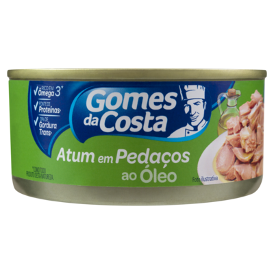 Atum Gomes da Costa 170g Pedaco Ao Oleo