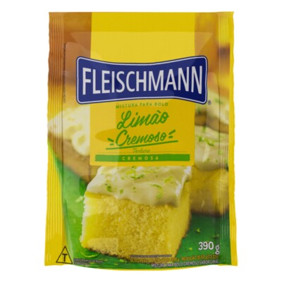 Mistura P/bolo Fleischmann 390g Limao Crem.