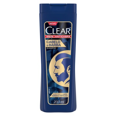 Shampoo Antic.clear 200ml Cabelo Barba