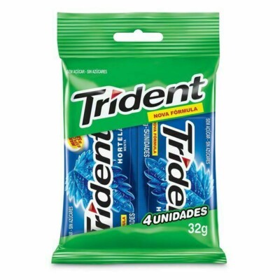 Chiclete Trident 32g C/4 Hortela