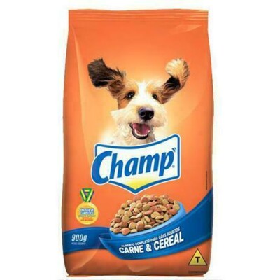 Racao Caes Adulto Champ 900g Carne/cereal