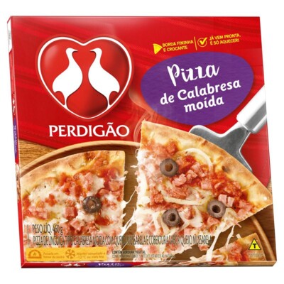 Pizza Perdigao 460g Calabresa Moida