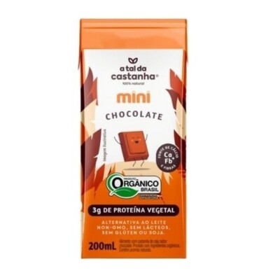 Bebida Castanha Atdc 200ml Chocolate