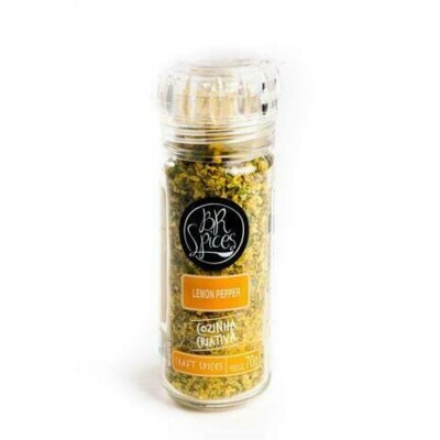 Lemon Pepper Br Spices C/moedor 70g Tempero