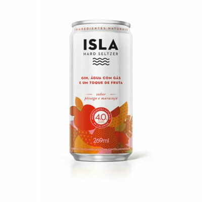Bebida Mista Isla 269ml Pessego/marac.