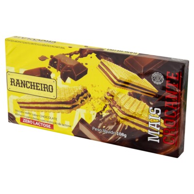 Biscoito Wafer Rancheiro 78g Chocolate