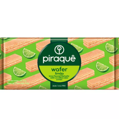 Biscoito Wafer Piraque 100g Limao