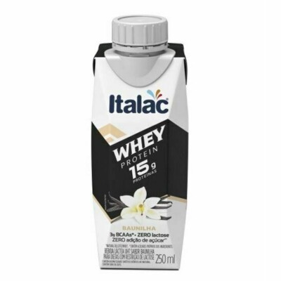 Bebida Lact.whey Italac 250ml 15g Prot.baunilha