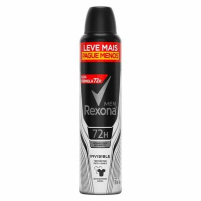Desod.aerossol Rexona 250ml Men Invisible