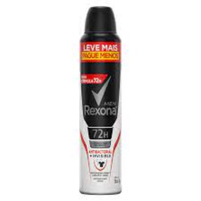 Desod.aerossol Rexona 250ml Men Antib.inv.