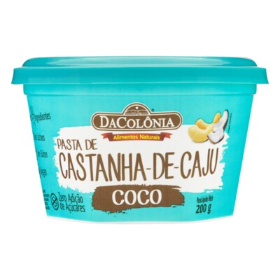 Pasta Cast.de Caju Dacolonia 200g Coco