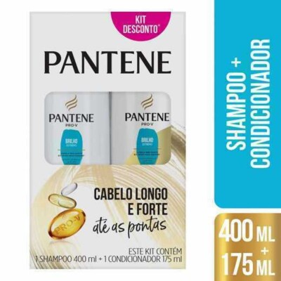 Kit Sh.+cond.pantene 400+175ml Brilho