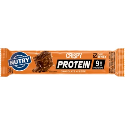 Barra Proteica Nutry Crispy 30g Choc.ao Leite