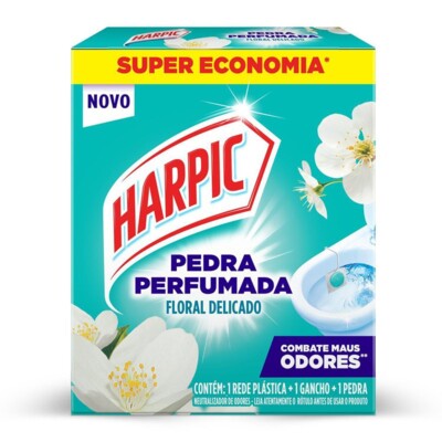 Pedra Sanitaria Harpic 20g Floral Delicado