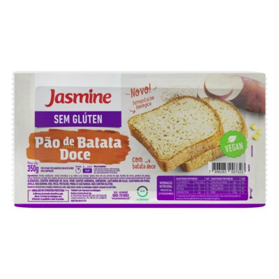Pao Fat.s/glut.jasmine 350g C/bat.doce