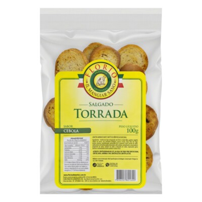 Torrada Florio 100g Cebola