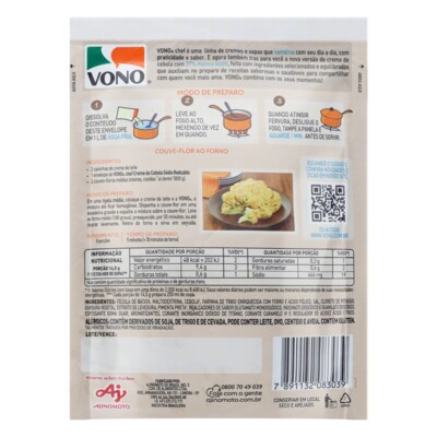 Sopa Vono Chef 58g Sod.creme Cebol