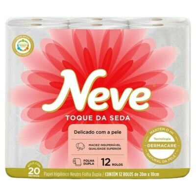 Papel Hig.neve 20m 12rolos Folha Dupla