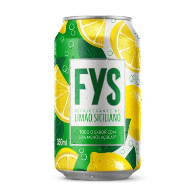Refrigerante Fys 350ml Limao