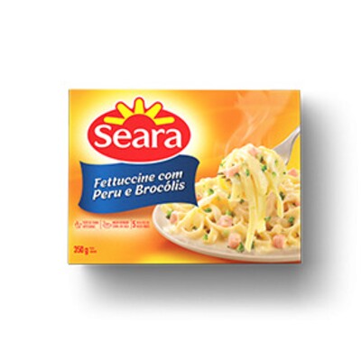 Fettuccine Menu Gourmet Seara 350g Peru/brocolis