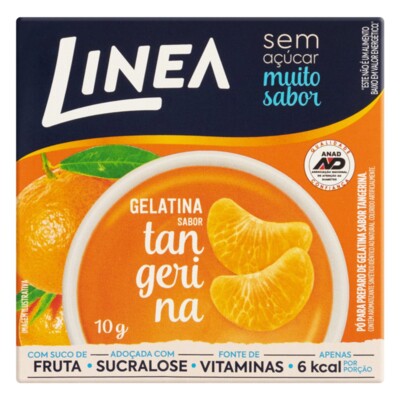 Gelatina Linea 10g Tangerina