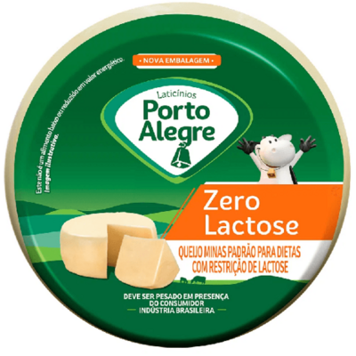 Queijo Minas Padrao Porto Alegre Kg Zero Lactose