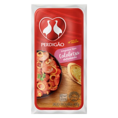 Linguica Tp Calabresa Perdigao 400g