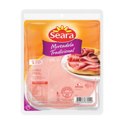 Mortadela Seara Tradicional 180g Fatiada