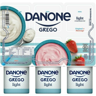 Iogurte Grego Light Danone 510g Orig.morango