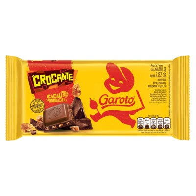 Chocolate Garoto 80g Crocante
