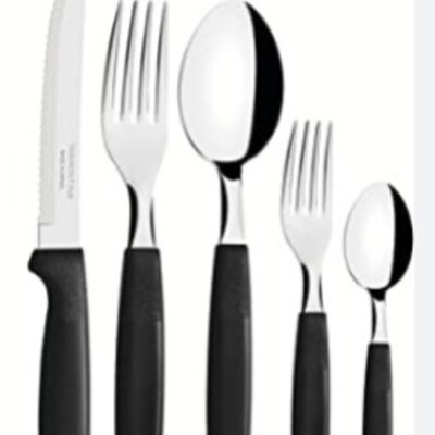 Talher Inox Tramontina Ipanema Preto