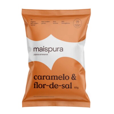 Pipoca Artes.mais Pura 100g Caram/flor Sal