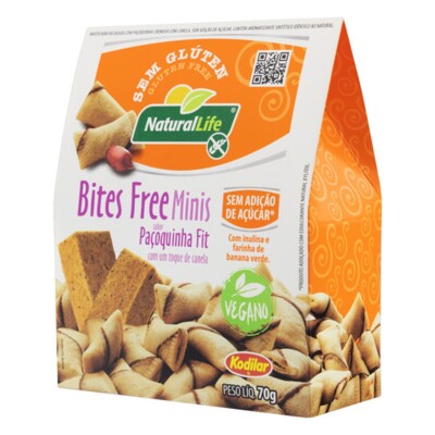 Bits Free Minis Nat.life 70g Pacoquinha Fit
