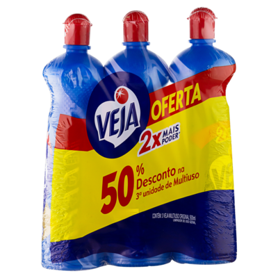 Kit Limpador Multiuso Veja 500ml Oferta Esp.