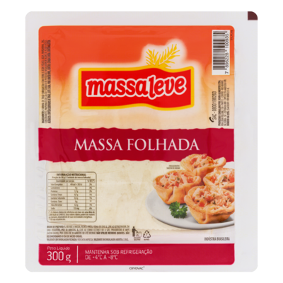 Massa Folhada Massa Leve 300g